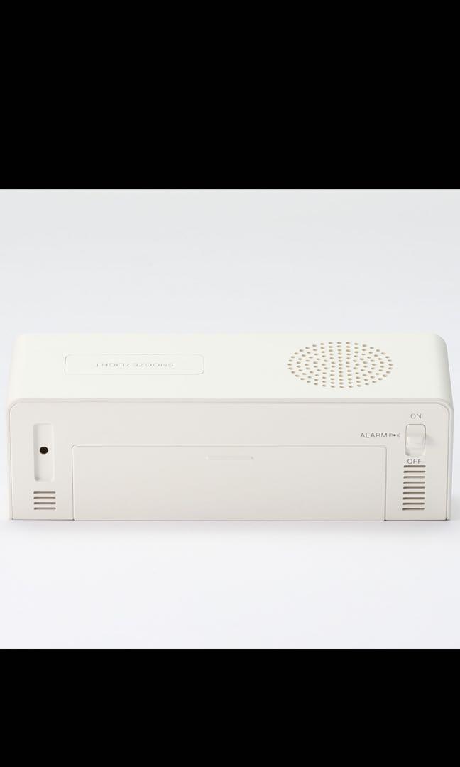 MUJI DIGITAL CLOCK WITH LOUD ALARM, Furniture & Home Living, Home Decor