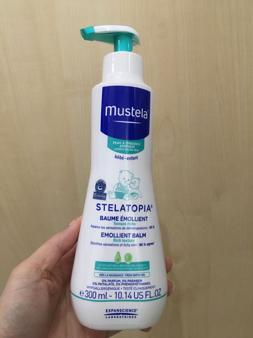 mustela stelatopia emollient cream 300ml