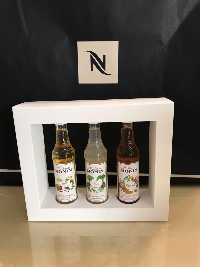 Nespresso Syrups Monin, Food & Drinks, Beverages on Carousell