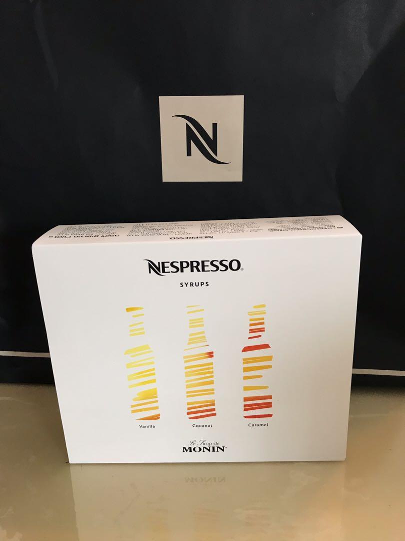 Nespresso Syrups Monin, Food & Drinks, Beverages on Carousell