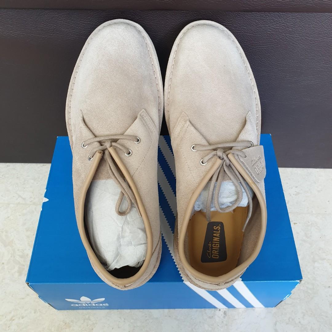 BNWB Authentic Clarks Originals Jink Suede Off White US9 UK8 Men s Fashion Footwear Sneakers on Carousell