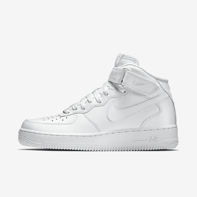 Nike Air Force 1 Mid 07 White Men S Fashion Footwear Sneakers On Carousell