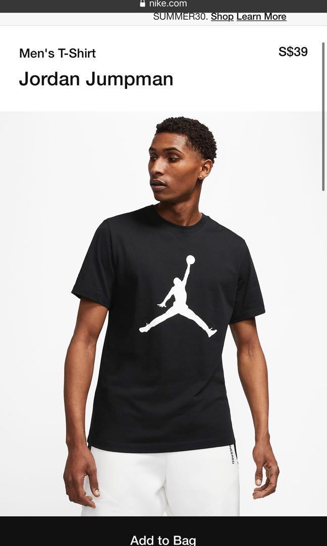 Nike Jordan Jumpman T Shirt, Men's