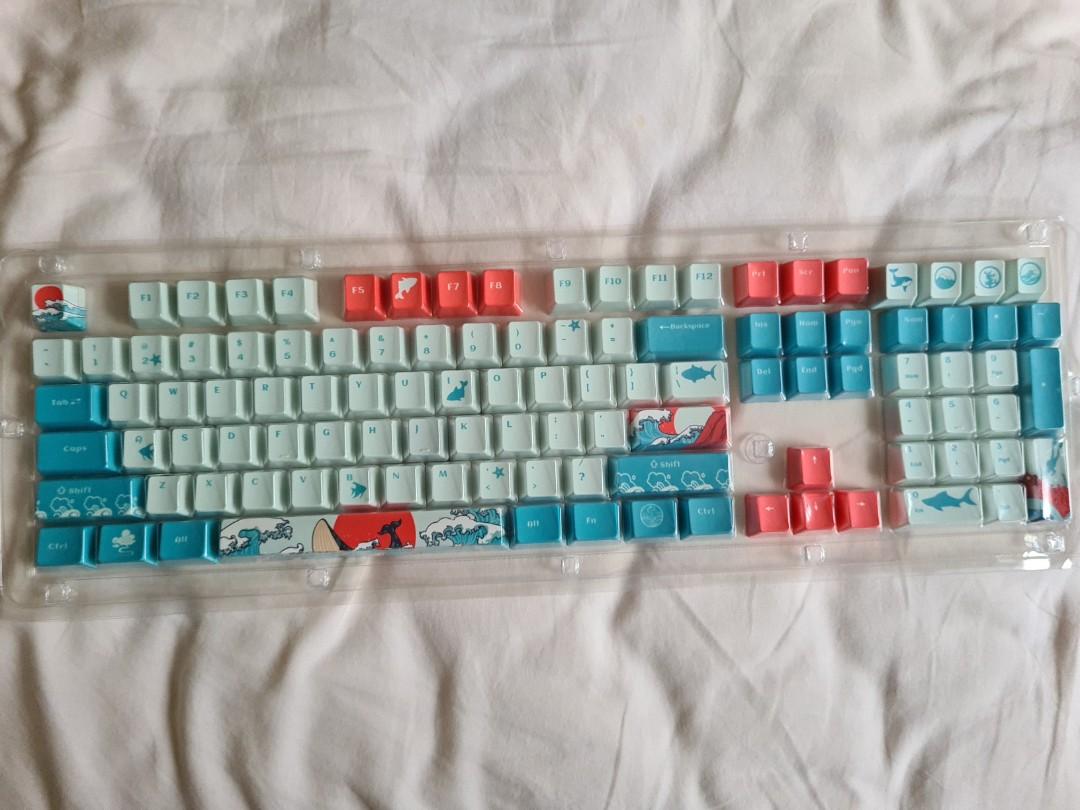 Ocean Mix Keycap Set Electronics Computer Parts Accessories On Carousell