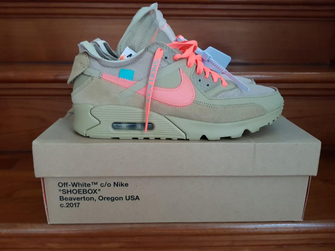 off white nike air max 9 desert ore pre order