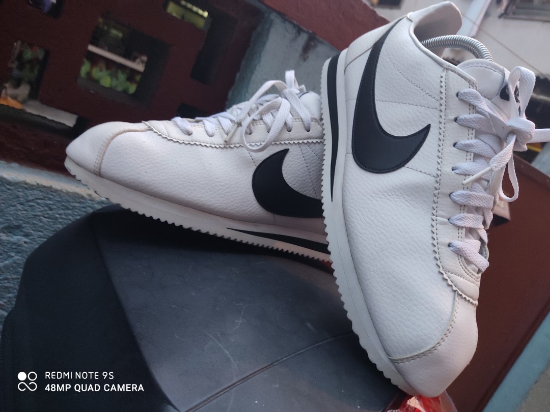 cortez white shoes