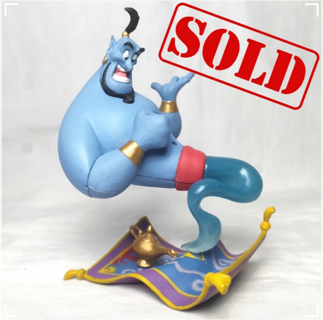 Original disney Aladdin genie jin, Hobbies & Toys, Collectibles &  Memorabilia, Fan Merchandise on Carousell