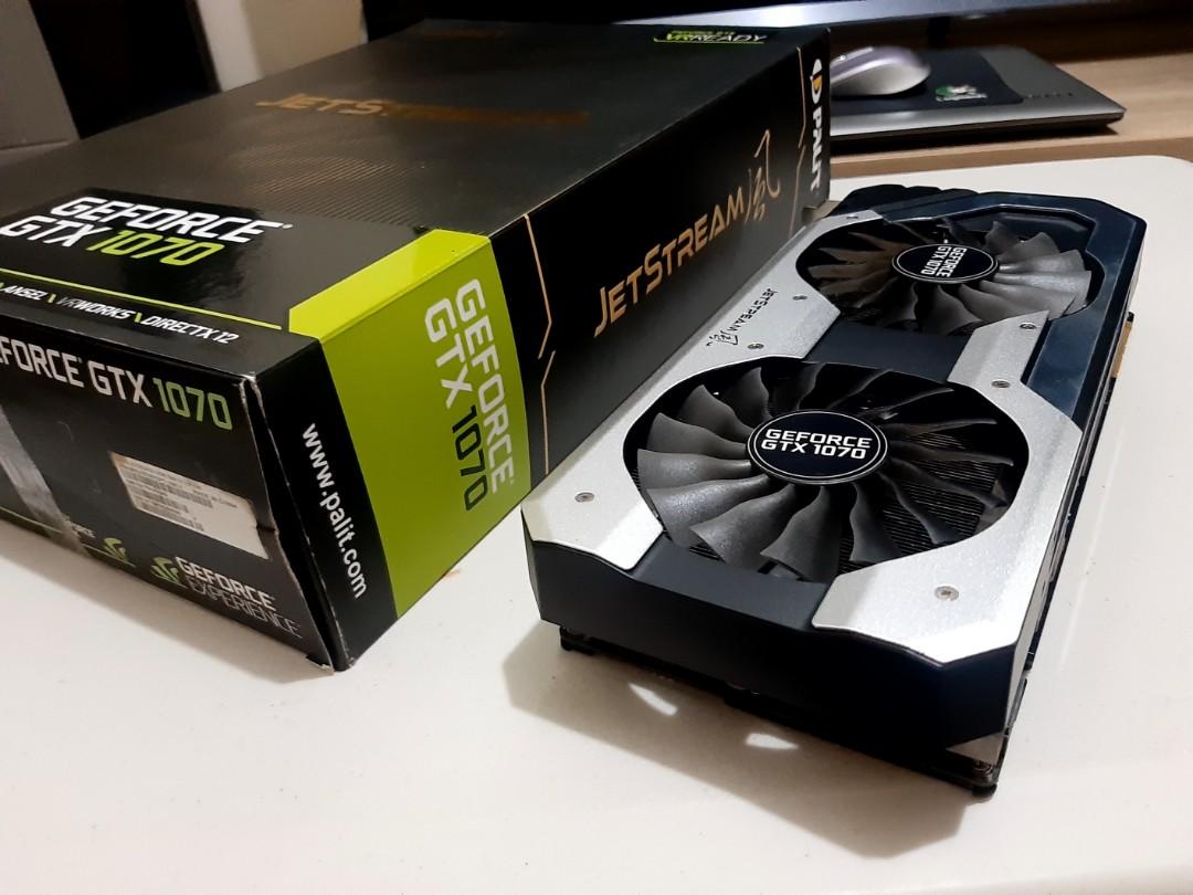 Palit gtx 1070 jetstream 8gb, Computers & Tech, Parts & Accessories