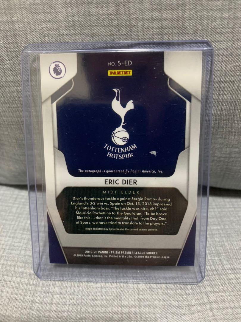 Panini Epl Prizm Eric Dier Autograph Toys Games Board Games Cards On Carousell