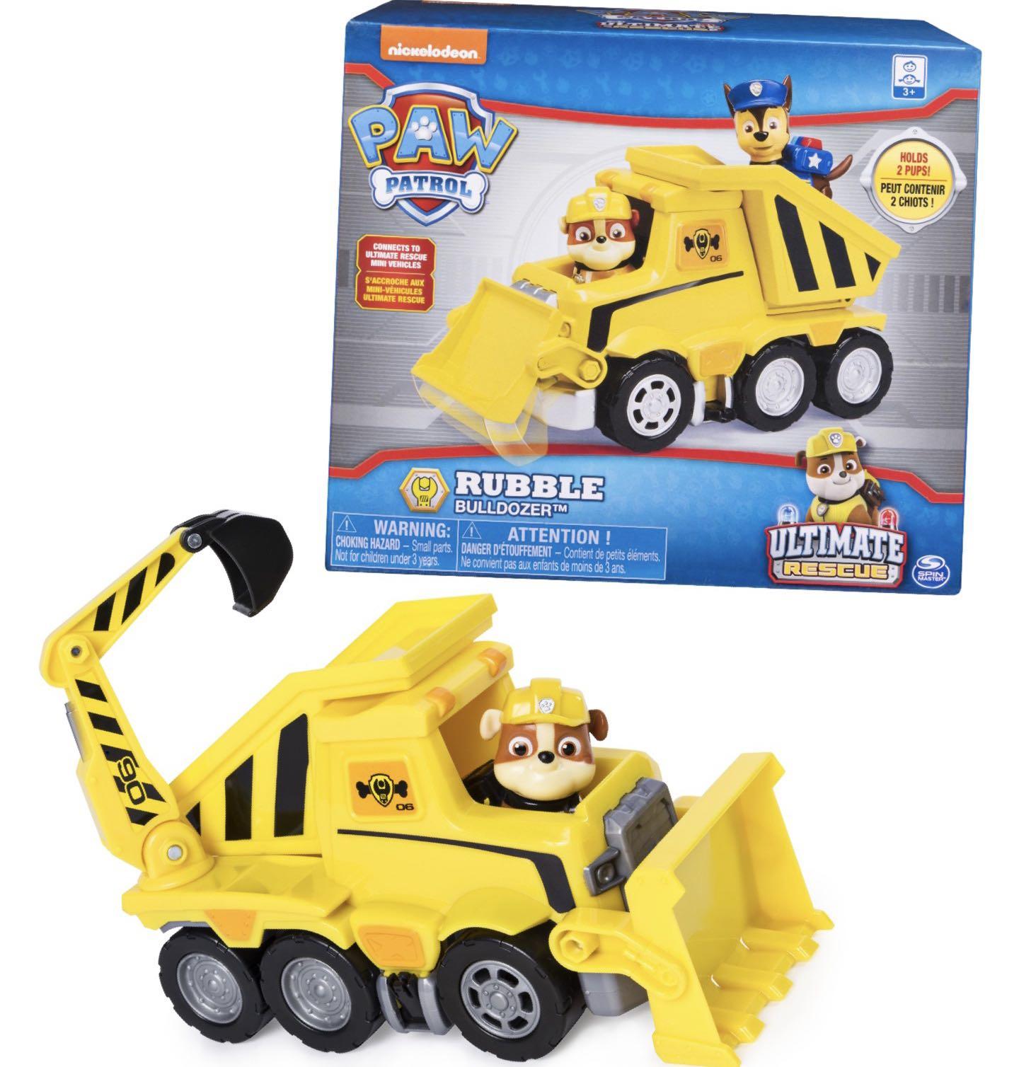 paw patrol ultimate rescue bulldozer