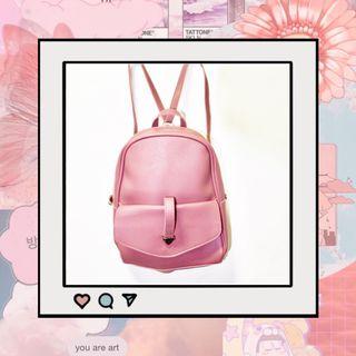 Pink Medium Backpack