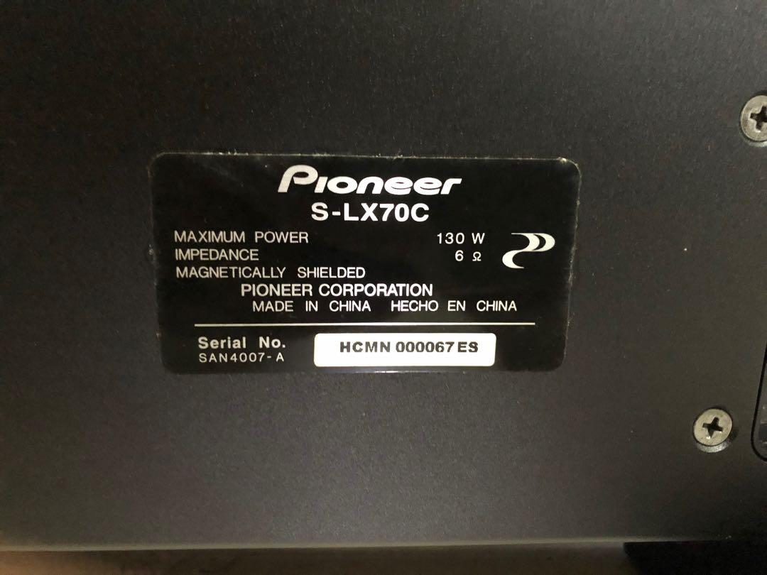 楽天市場店 pioneer パイオニア S-LX70C センタースピーカー KURO | wehandle.com.br