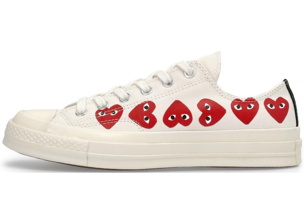 multi heart chuck taylor