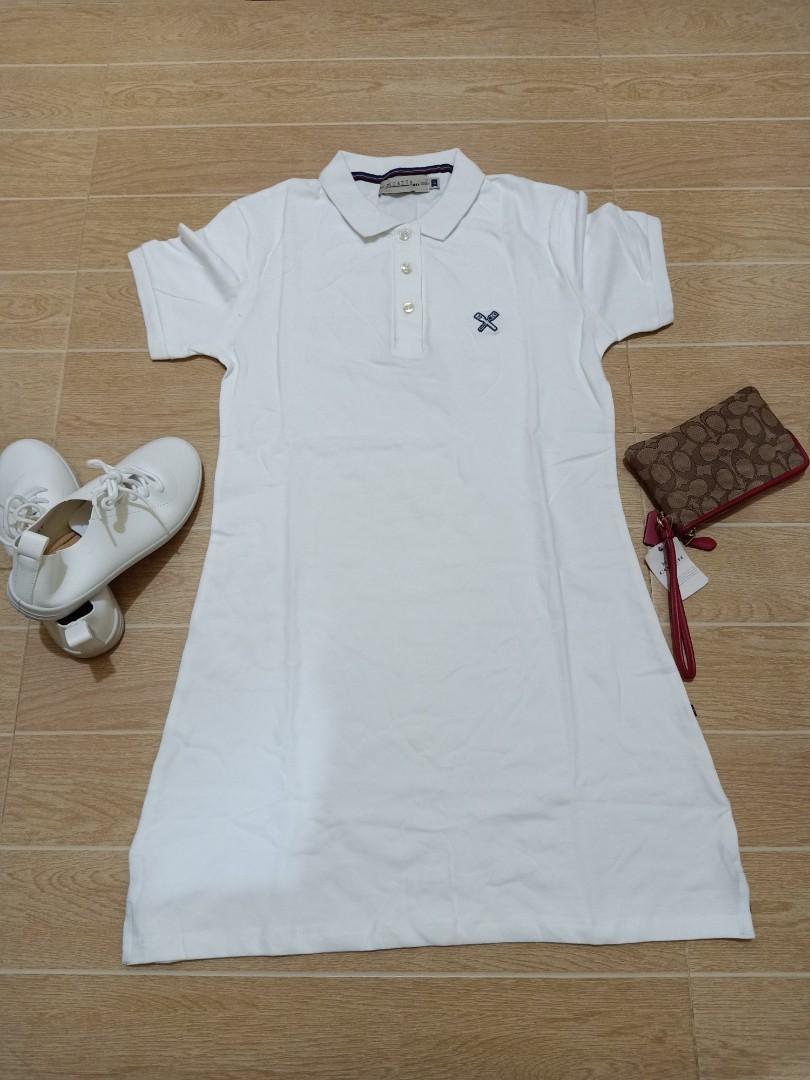 white polo dress shirt