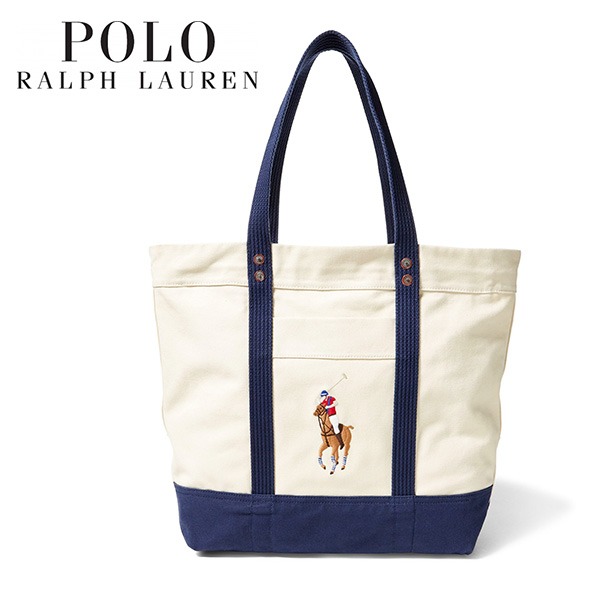 Polo ralph lauren tote canvas discount