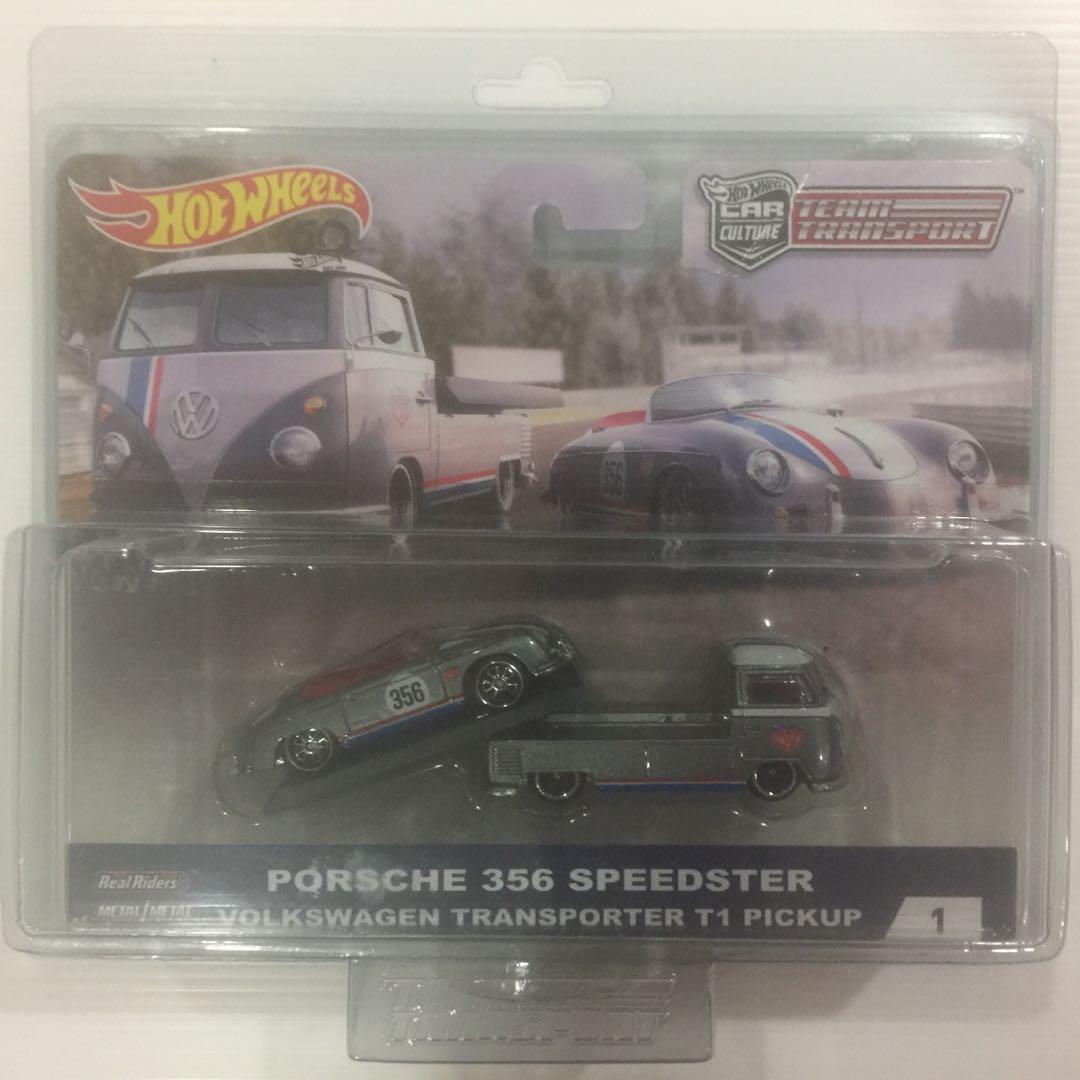 hot wheels porsche 356 speedster volkswagen transporter