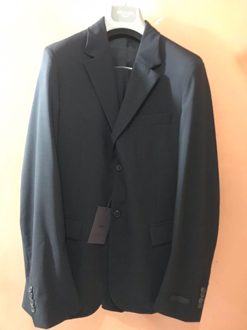Prada Mens Suit, Men's Fashion, Coats, Jackets and Outerwear on Carousell