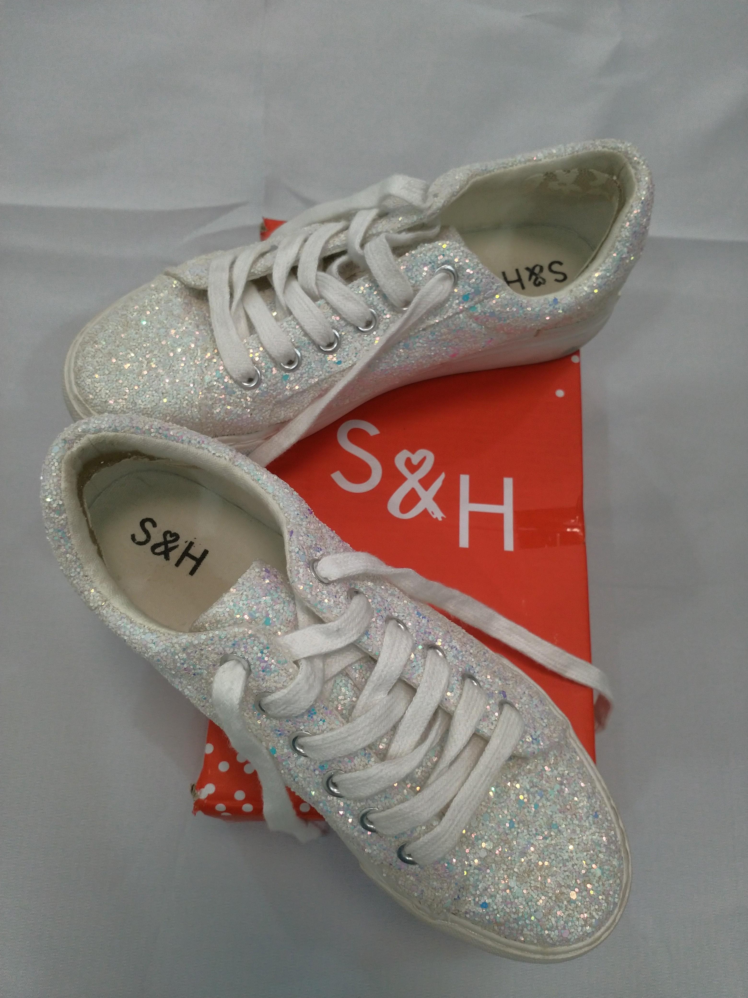 glitter sneakers wedding