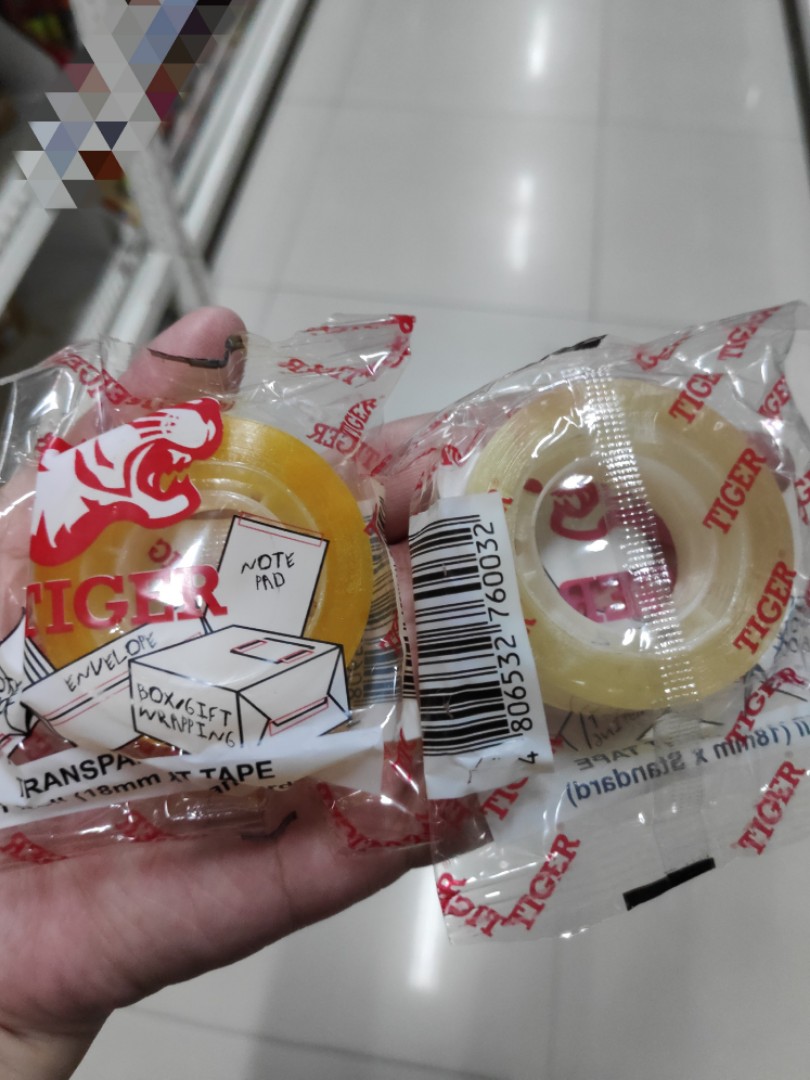 PREORDER Tiger Stationery Tape 25y, Hobbies & Toys, Stationary & Craft