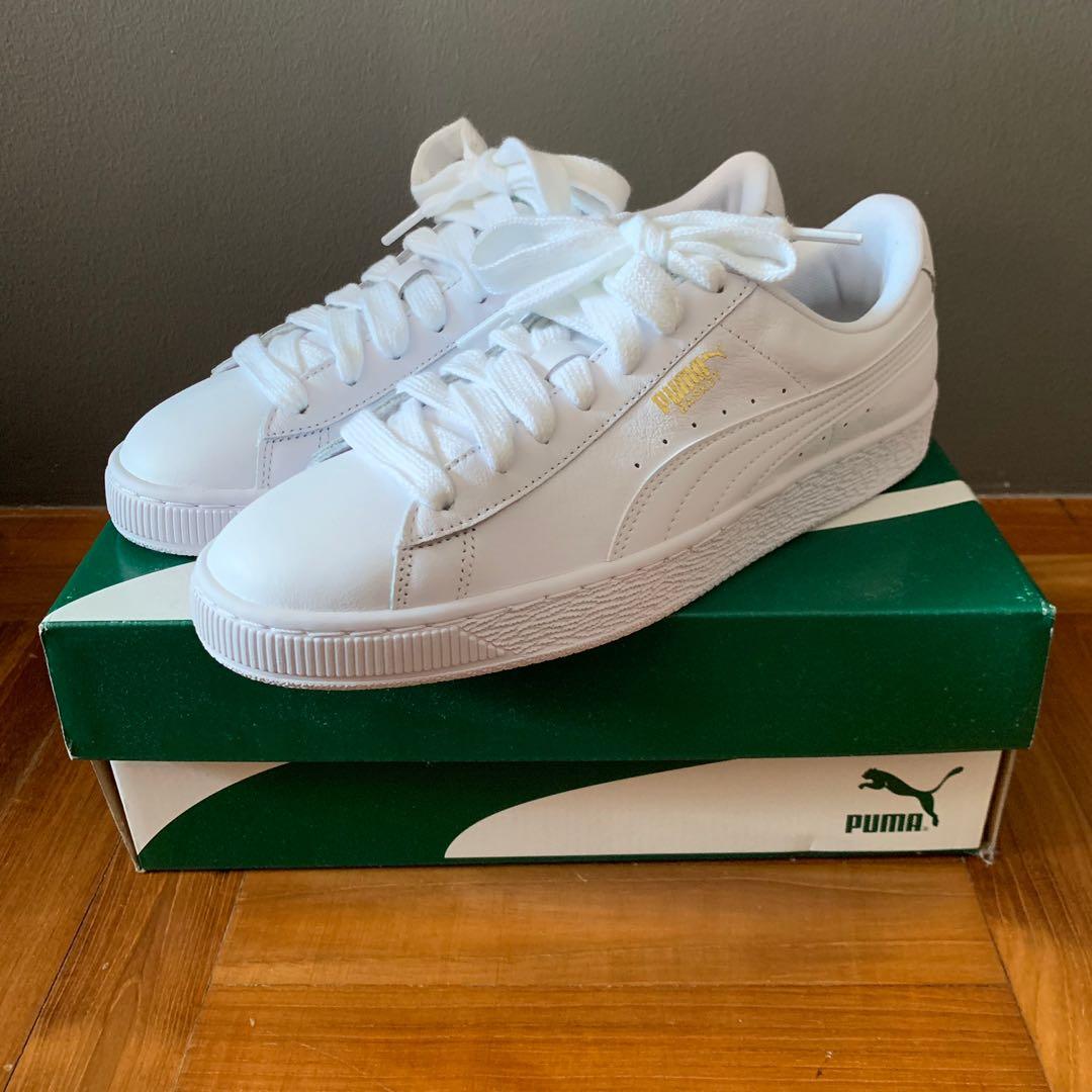 puma basket classic leather sneakers