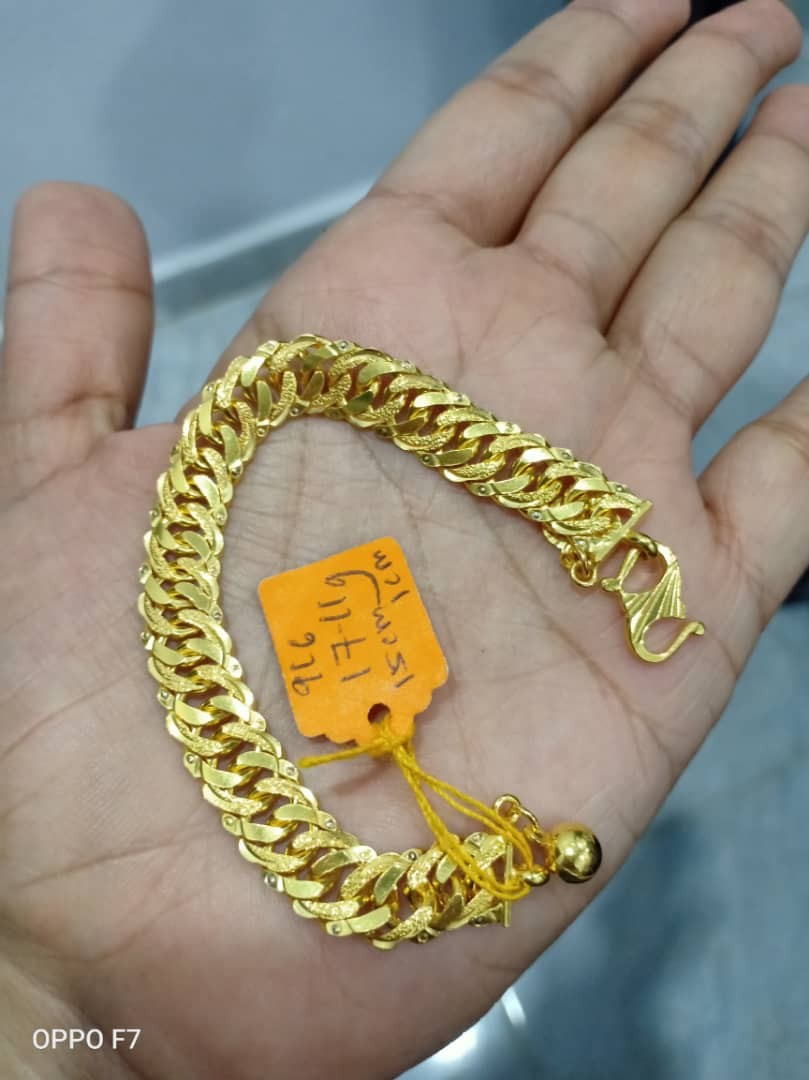Rantai Tangan Emas 916, Women's Fashion, Jewellery on Carousell