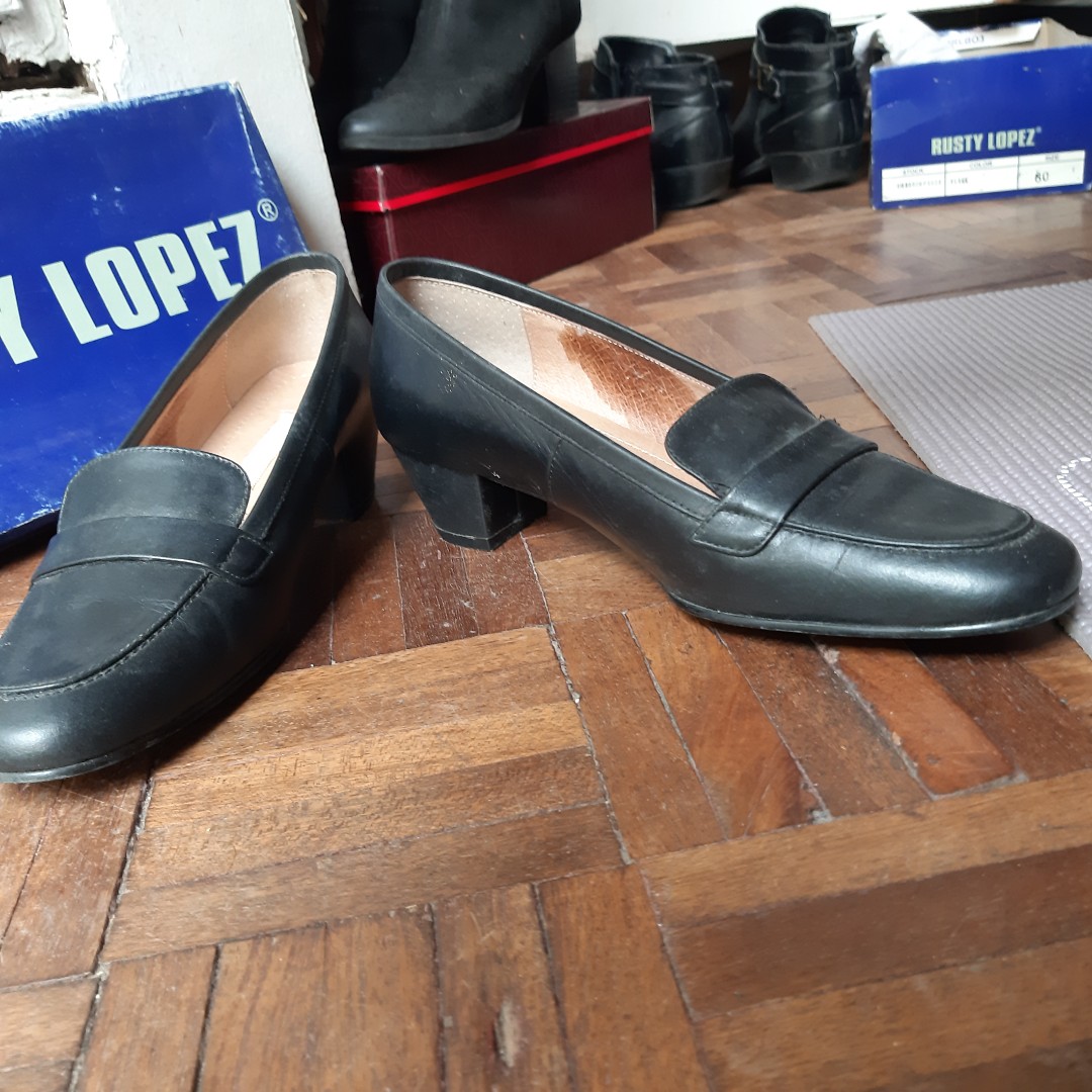 Rusty lopez black shoes shop for ladies