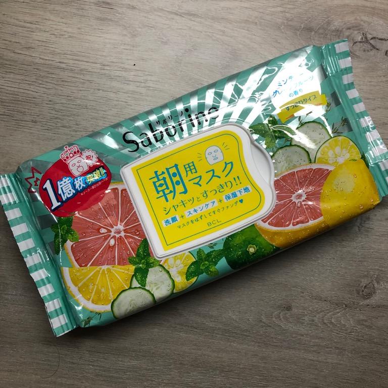 SABORINO MORNING FACIAL SHEET MASK MINTY FRESH 32 PCS (306ml) • MADE IN