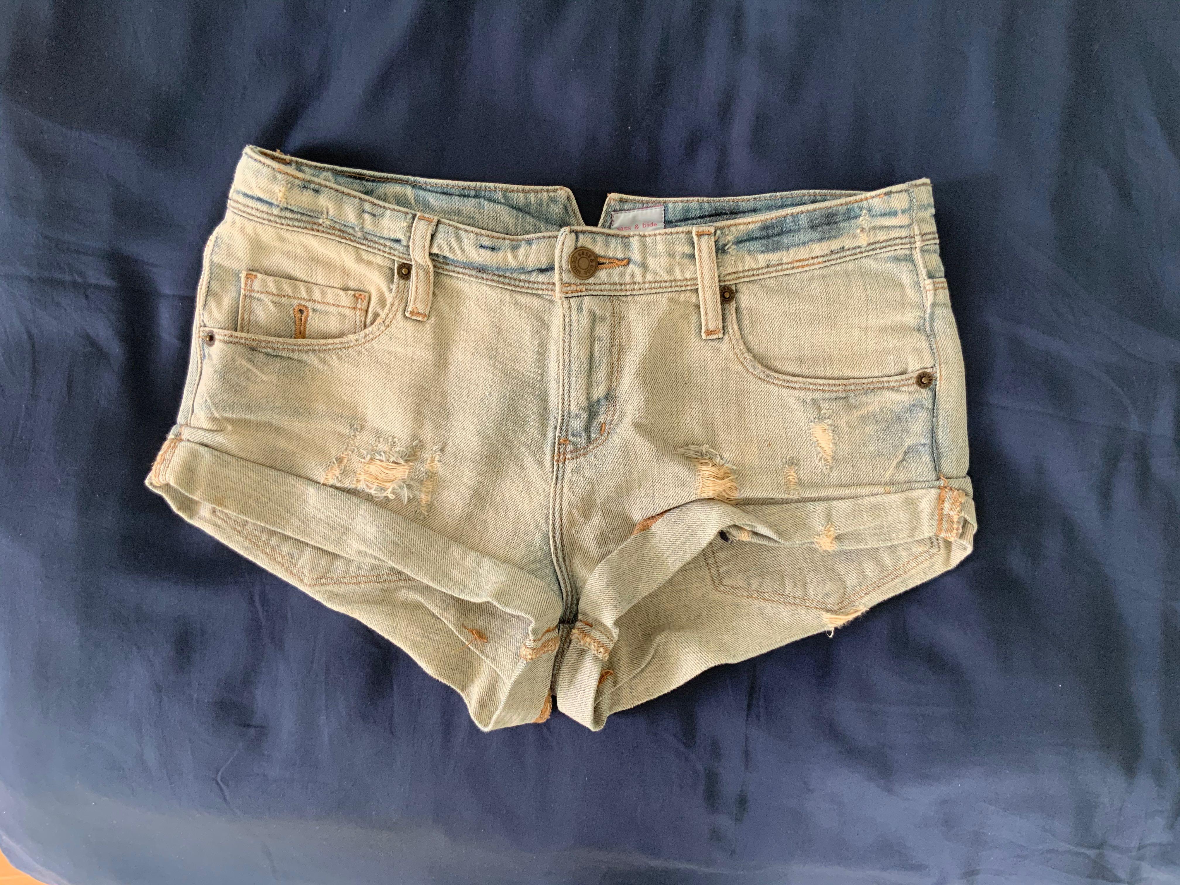 sass and bide denim shorts