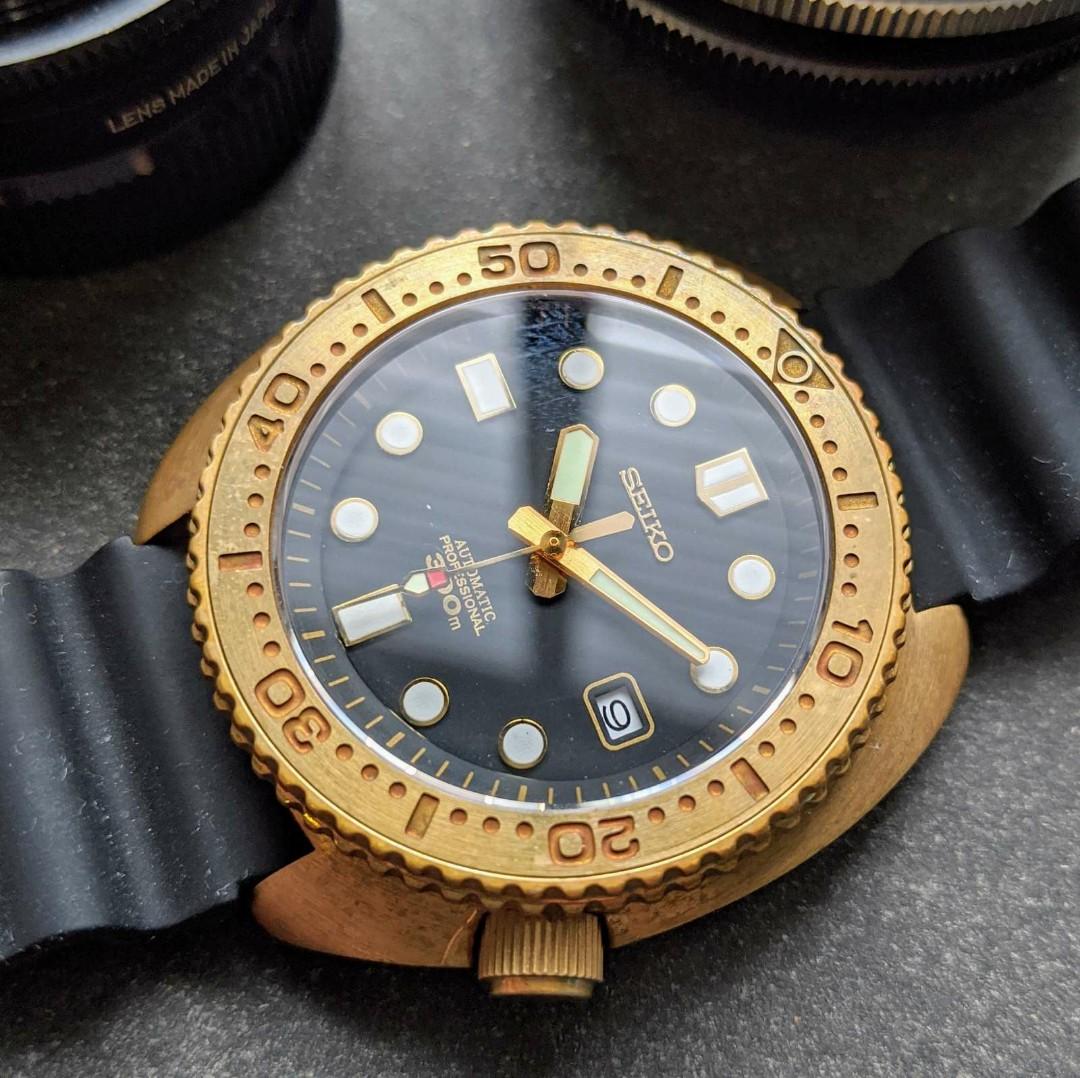 Seiko Bronze Automatic Diver Mod, Luxury, Watches on Carousell