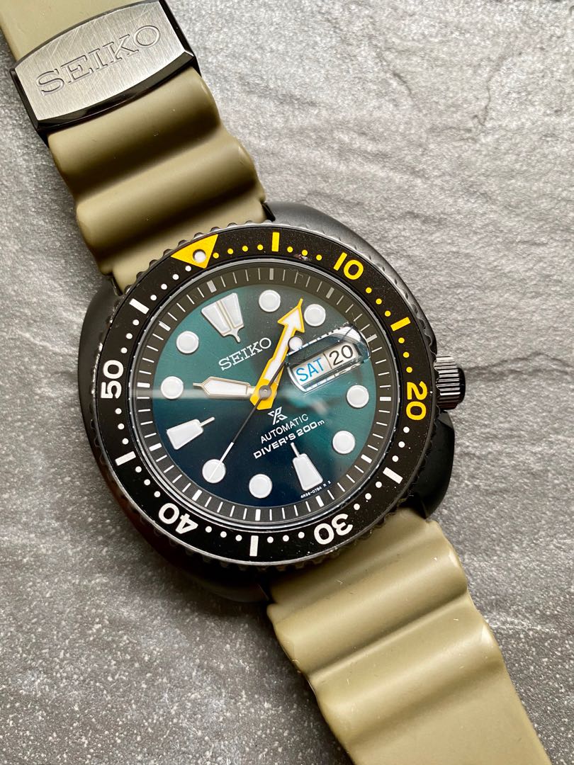 Seiko Prospex SRPD45K1 'Okinawa Sea Grapes' Turtle Limited Edition, Luxury,  Watches on Carousell