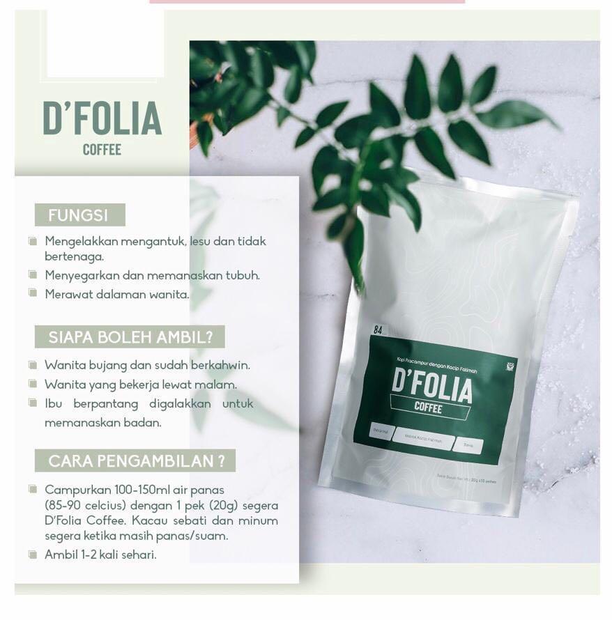 Sendayu Tinggi Dfolia Coffee Food Drinks Beverages On Carousell