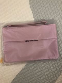 Shu Uemura 植川秀粉紅色化妝袋64216657580675110