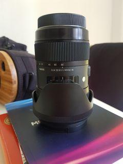 Sigma 18-35mm  + UV Filter(Canon mount)
