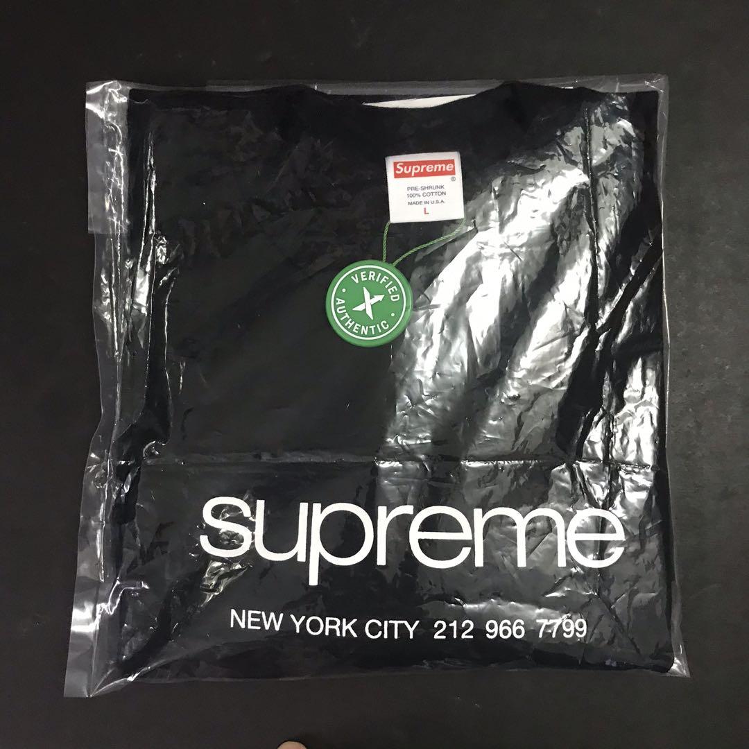 supreme shop tee black
