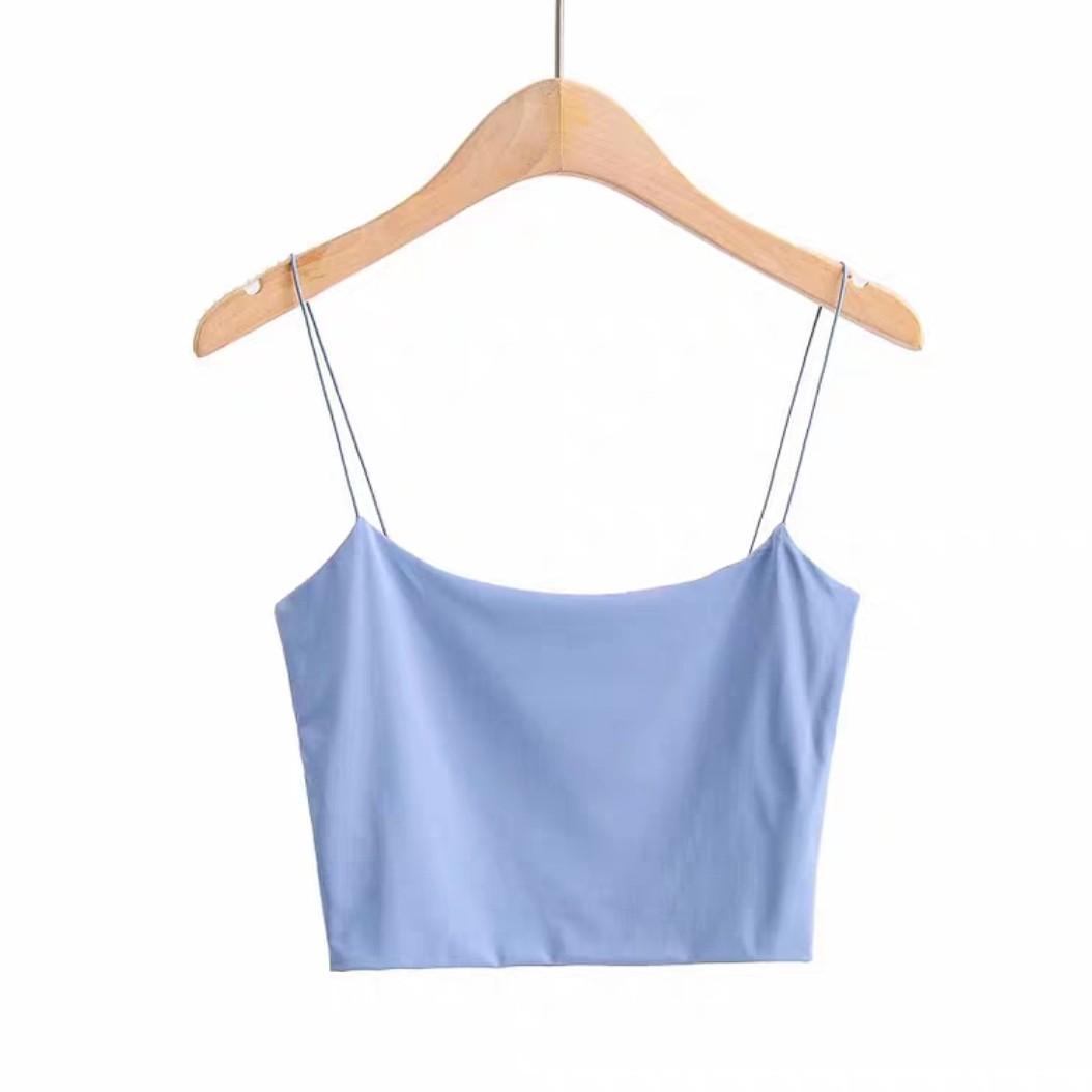 sky blue cami top