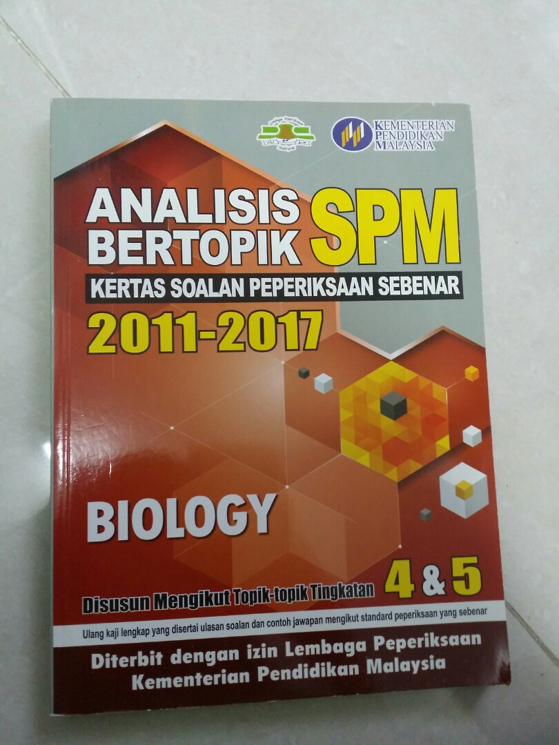 Spm Biology Past Year Paper Textbooks On Carousell