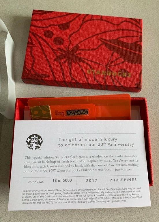 Starbucks special edition card 2017 and 2018 set (Category: Store Credits) located in Quezon City. Submitted by mugen1578 (Listing ID 1021857986, Image 3). Description: Starbucks special edition card 2017 and 2018 set 6,000 (neg) No load, No reservations Call or txt 0998-9911158 We usually do meet ups at Jollibee C5 mon-fri 630am-8pm or sat-sun 630am-5pm along 7-11 Ongpin. .