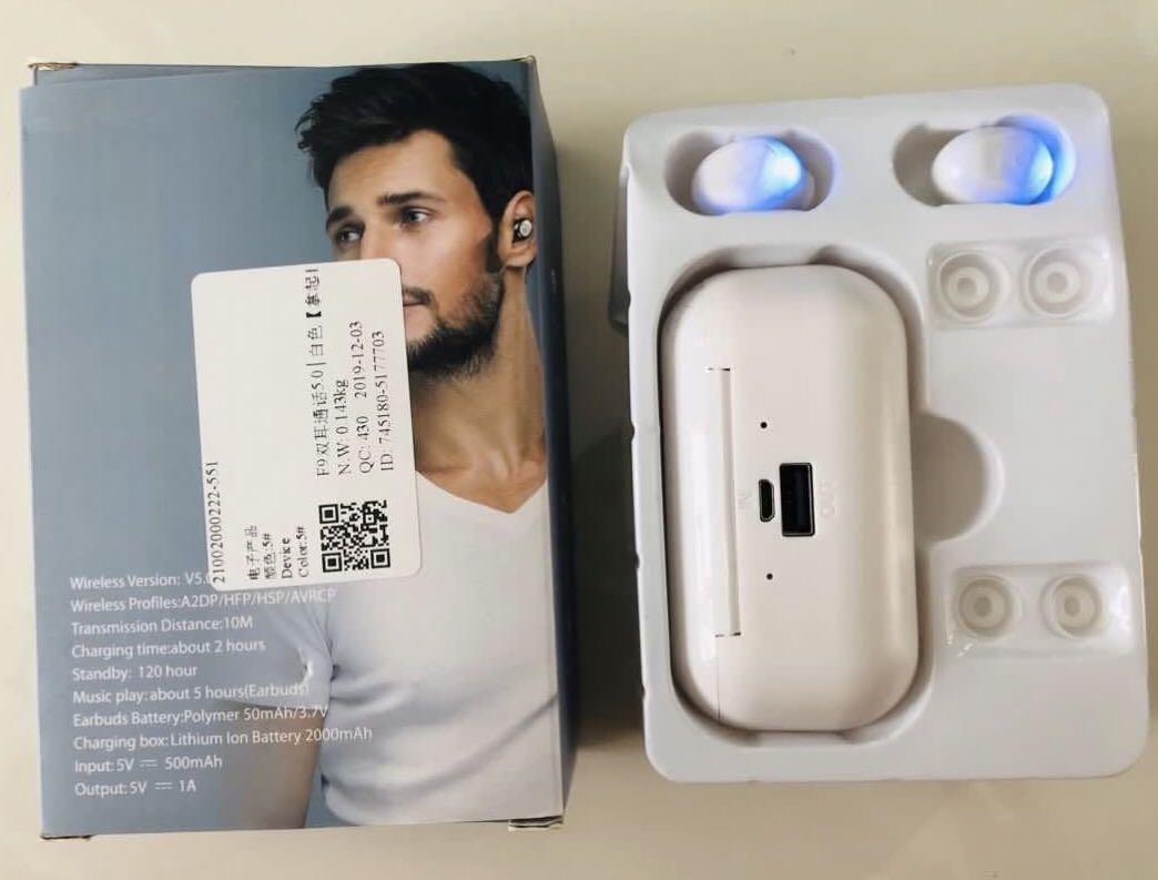 true wireless earbuds stereo 5.0