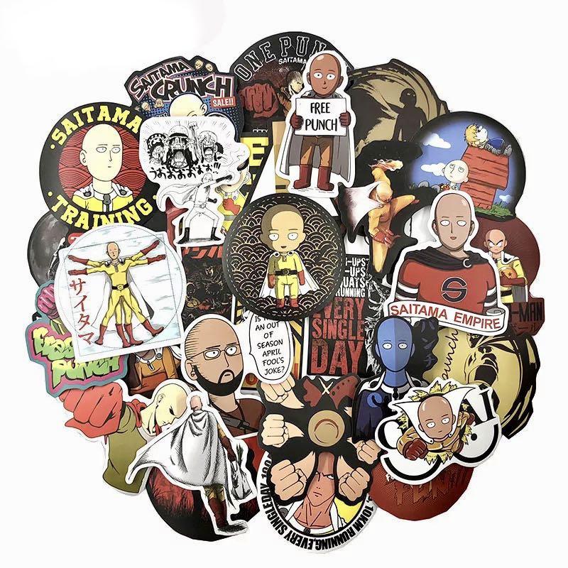 Punch Man Sticker (Stickers) 35pc One Punch Man Japanese Animated Television Series Anime ...