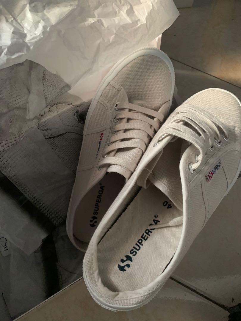 superga sneaker mules