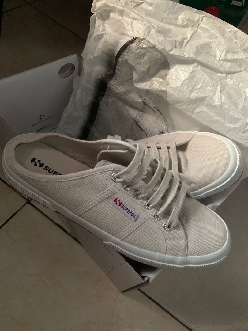 superga sneaker mules