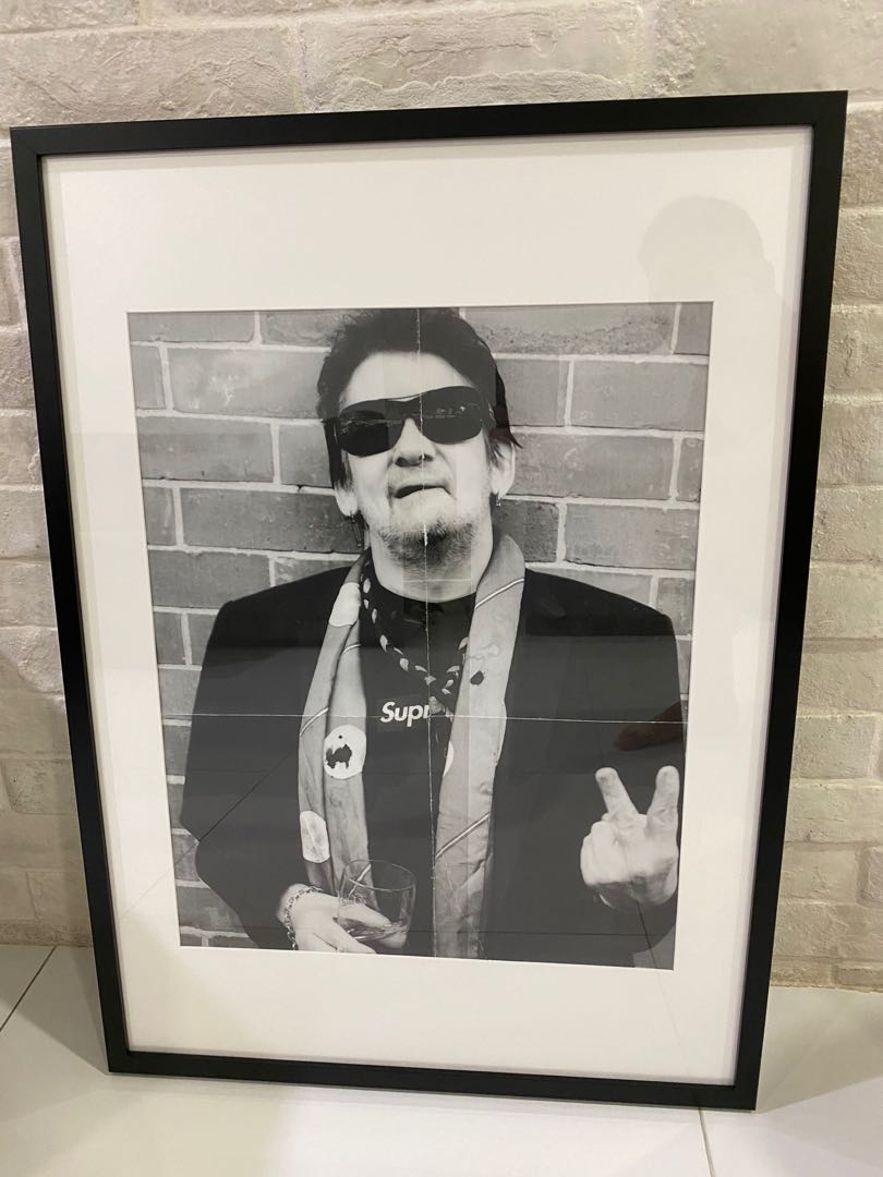 Supreme Poster Shane Macgowan With Frame