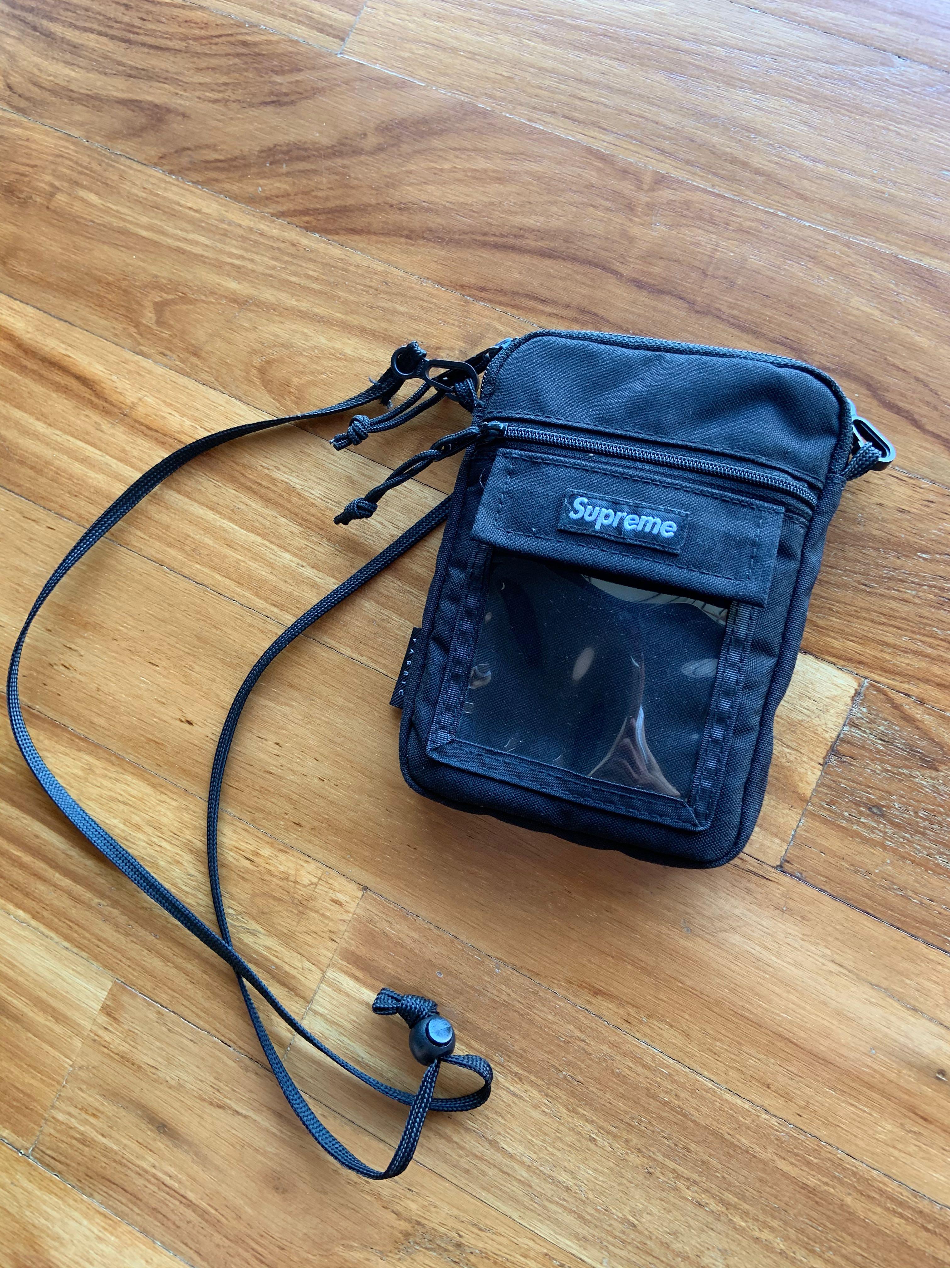 Supreme utility pouch black ss19 clearance