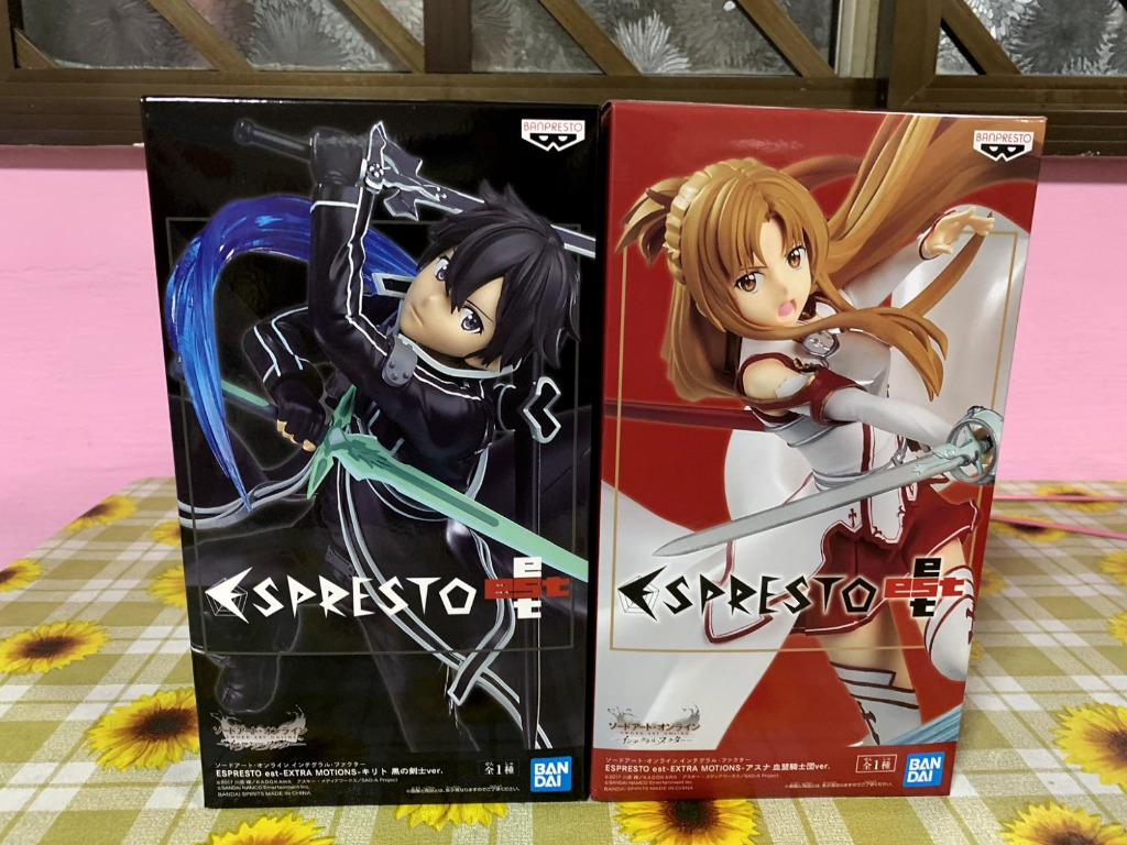 Sword Art Online Integral Factor Espresto estExtra Motion KIRITO/ASUNA SET, Hobbies & Toys