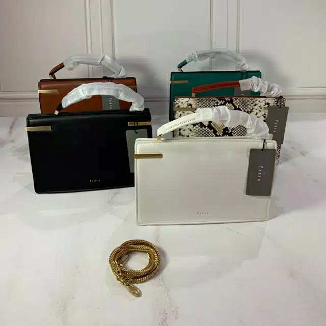 Tas Original pedro mini top handle leather bag on Carousell