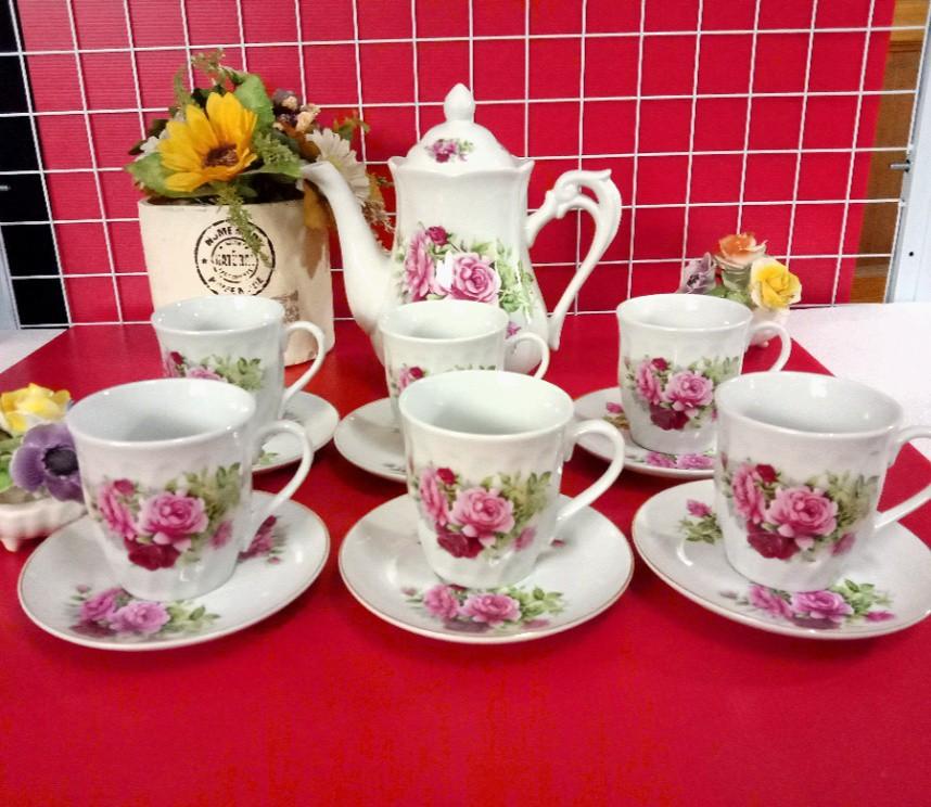 Teapot Set With English Rose Antiques Vintage Collectibles On Carousell