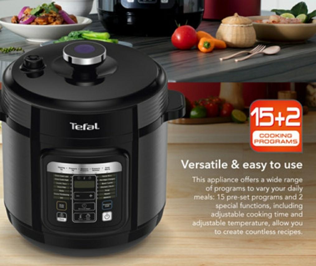 Tefal 6L Smart Multi Cooker/ Pressure Cooker, TV & Home Appliances ...