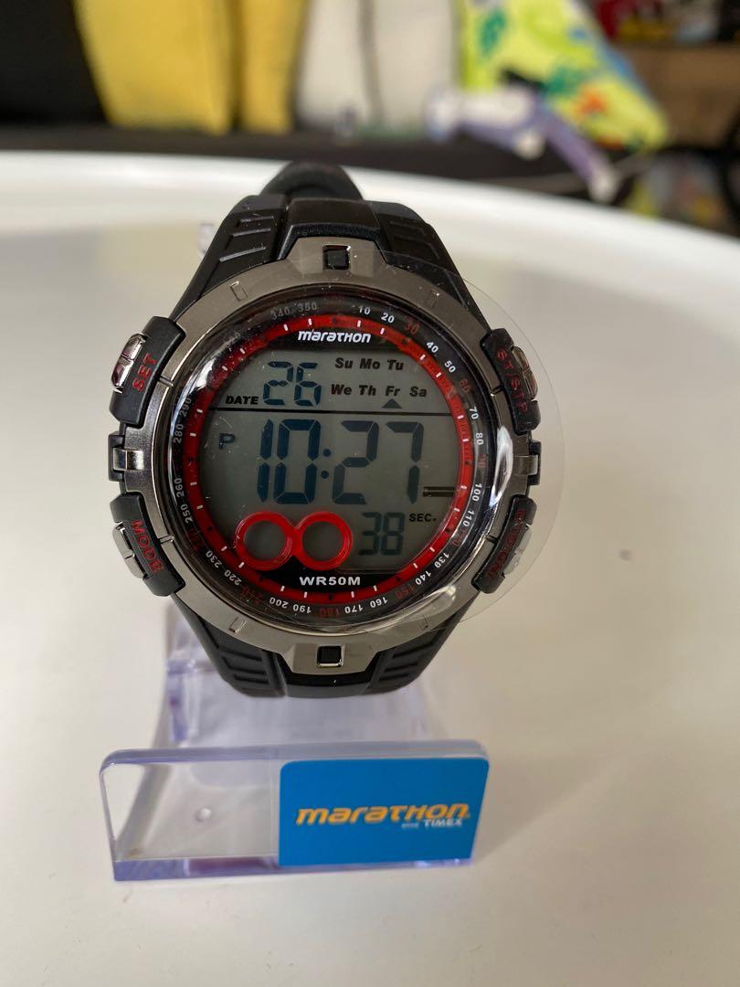 TIMEX INDIGLO MARATHON CHRONOGRAPH T5K423 MEN S WATCH