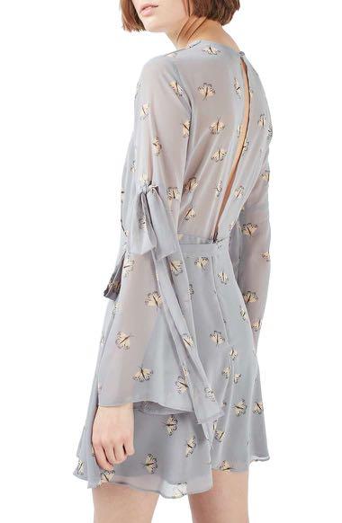 topshop butterfly dress