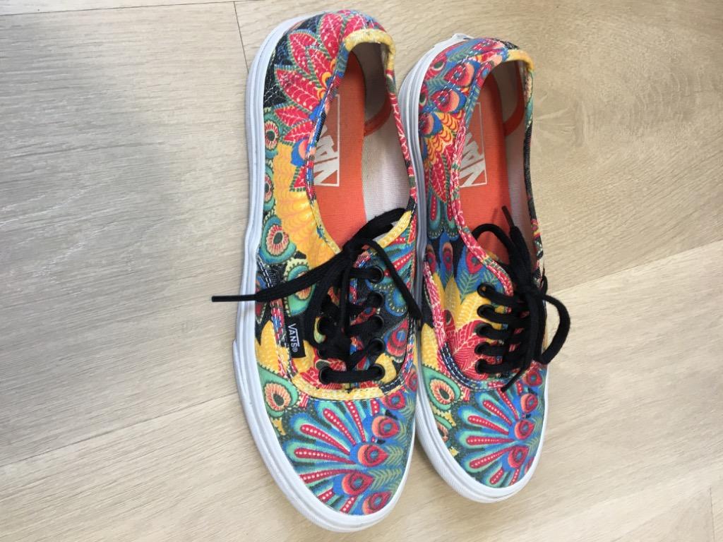 Vans authentic slim peacock print